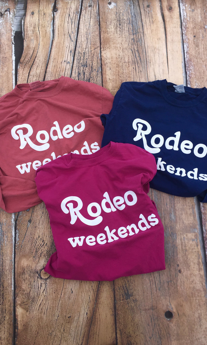 Rodeo Weekends Long Sleeve Tee